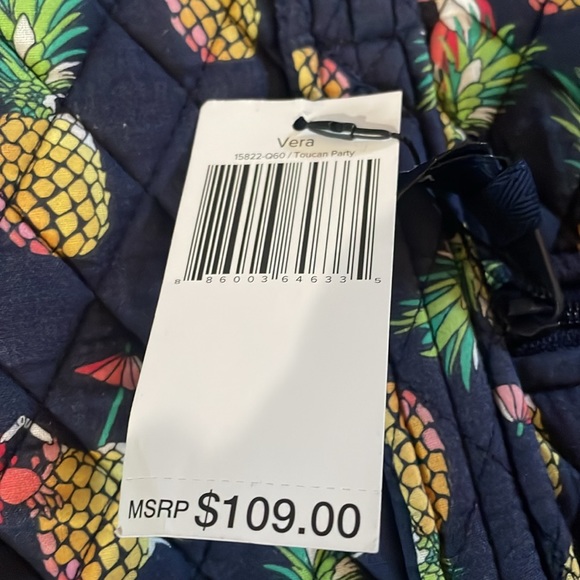 Vera Bradley Toucan Party Vera Tote - Picture 3 of 6